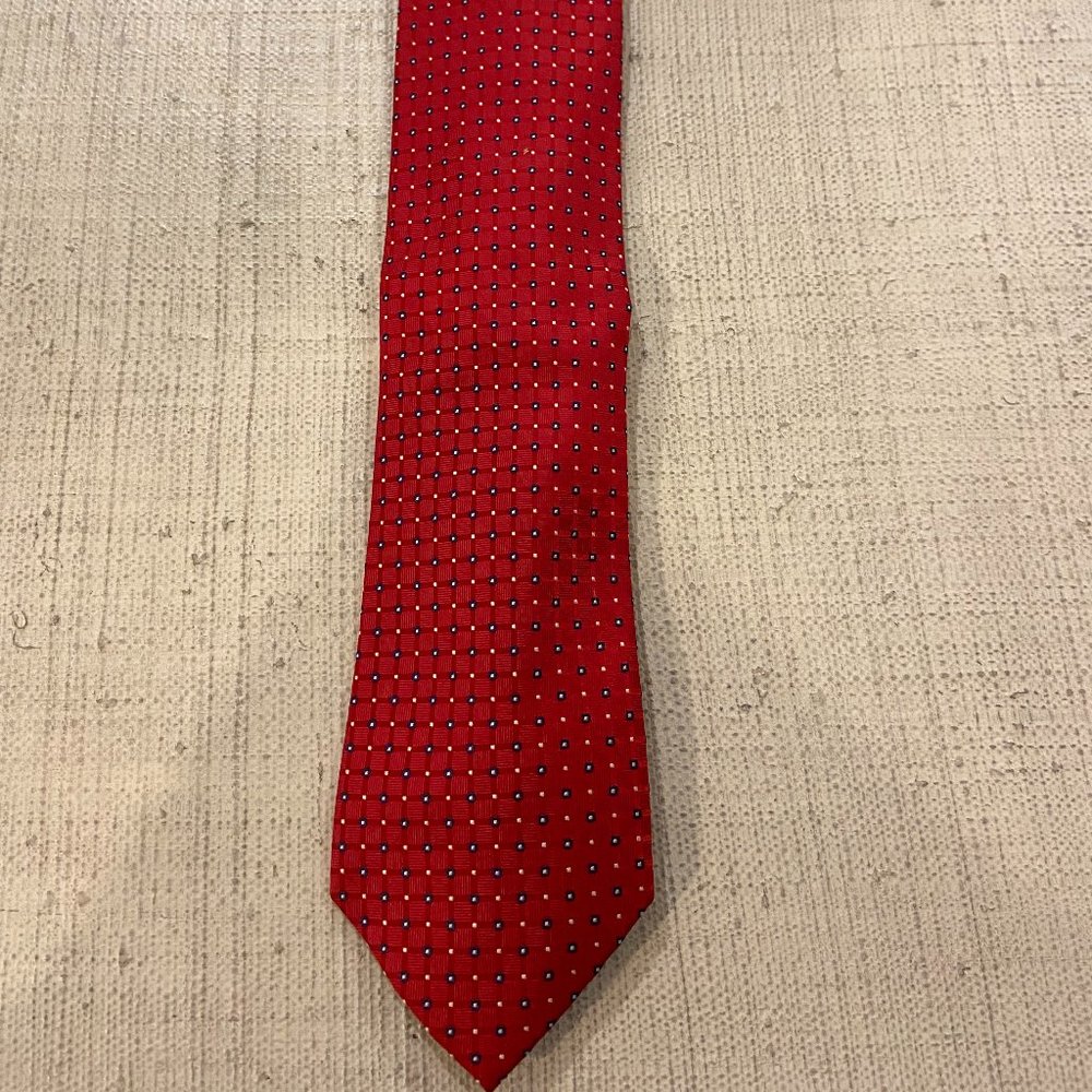 Mens Red Tie